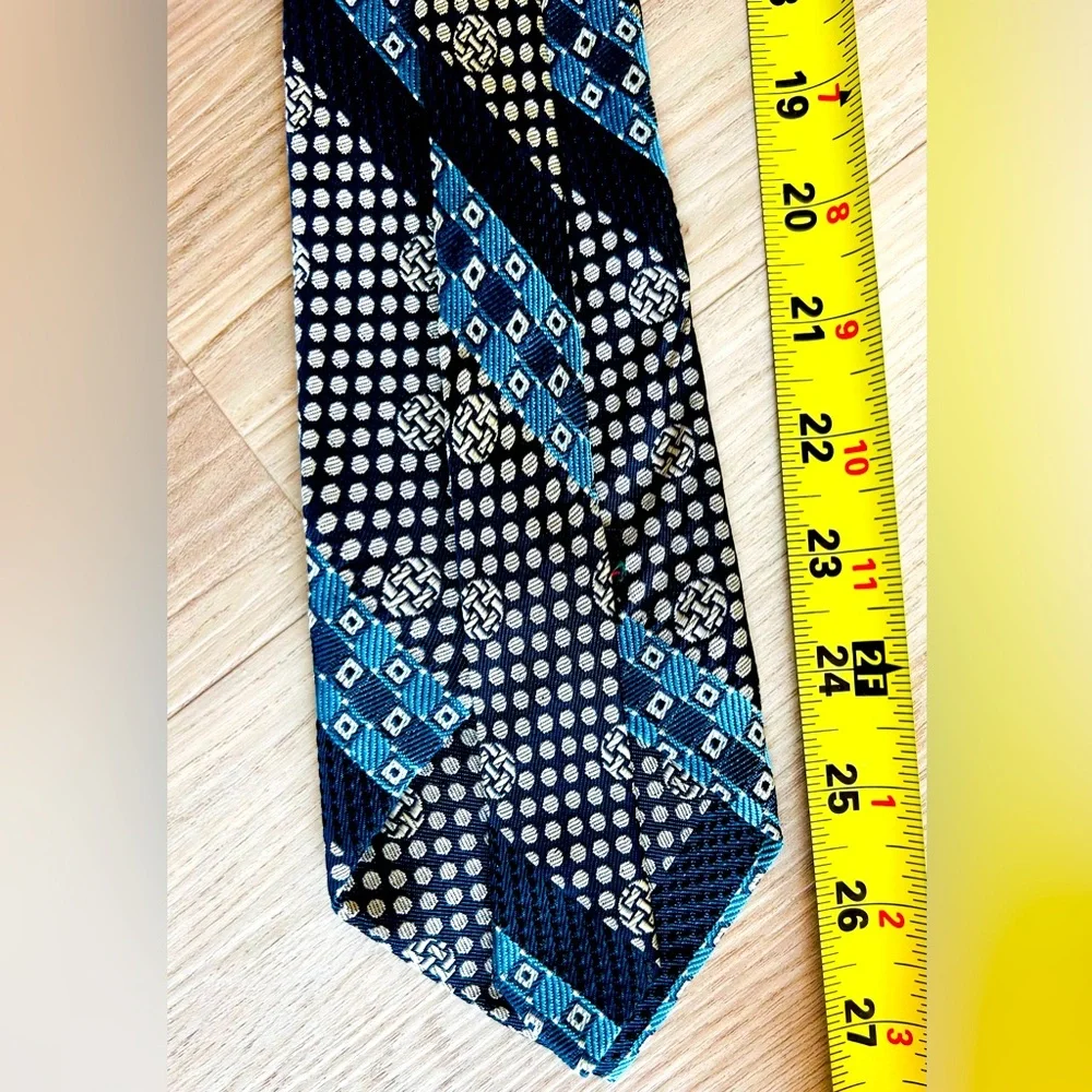 Rhodia Men’s Vintage Tie France Polka Dot Tie Executive Professional Career